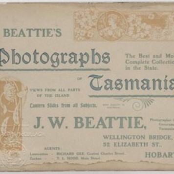 Invoice from J. W. Beattie for lantern slides